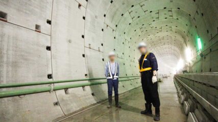 地下鉄建設現場
